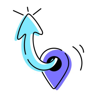 Fare İmleci Simgesi. Fare İşaretleyici Düğmesi, El Çizimi Simgesi 