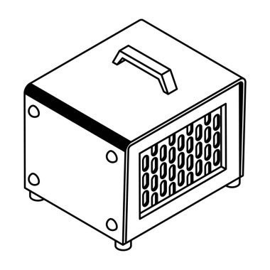 Elektrikli ısıtıcı simgesi