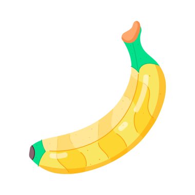 muz ikonu vektör çizimi