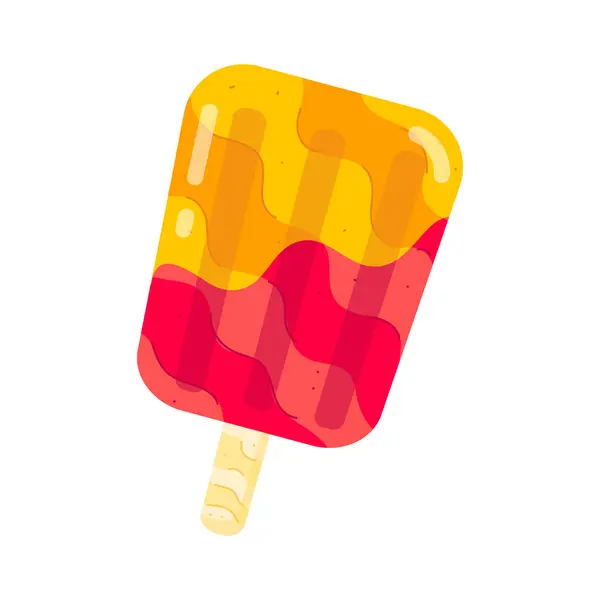 Fruit Ice Stick Vector Icon White Background Royalty Free Stock Vectors