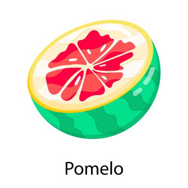 pomelo simge vektör çizimi tasarımı 
