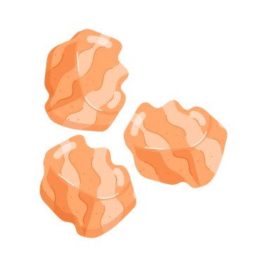 Düz tavuk topları etiketi