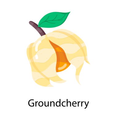 yerkiraz ikonu vektör illüstrasyonu