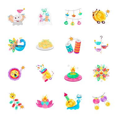 Sevimli oyuncaklar kümesi