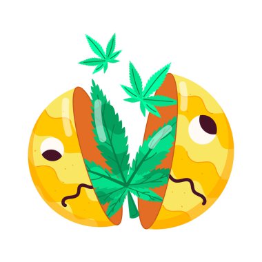 Esrar yaprağı marihuana yaprağı
