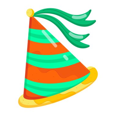 vektör karikatür stili kurdeleli noel ağacı