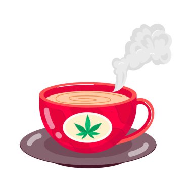 düz kenevir çayı etiketi