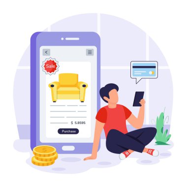 Siber Pazartesi Düz Çizim Simgesi