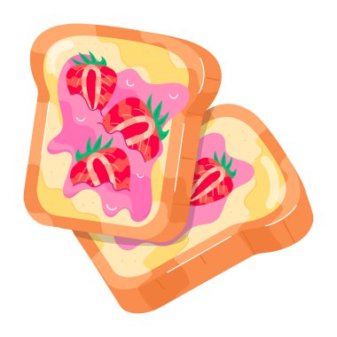 Ekmekli lezzetli sandviç.