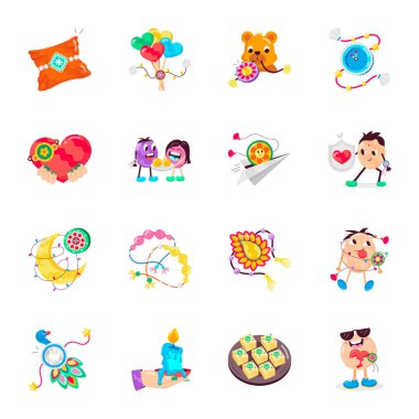 Sevimli oyuncaklar kümesi