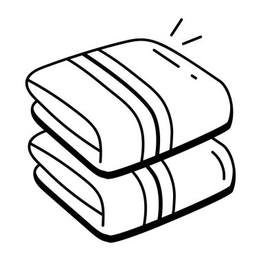 Komik havluların karikatür çizimi