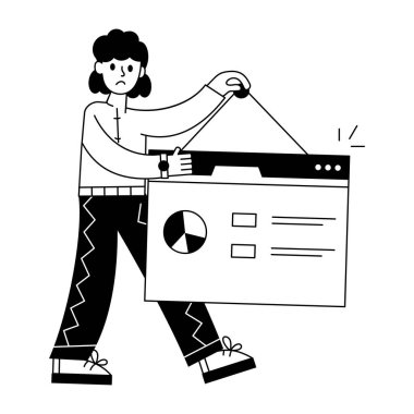 Uzaklık Öğrenme Doğrusal Mini İllüstrasyonu