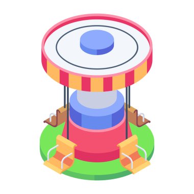 Lunapark atlıkarınca simgesi