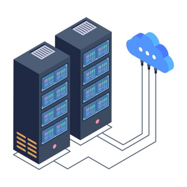 veri bulut hesaplama kavramı simgesi