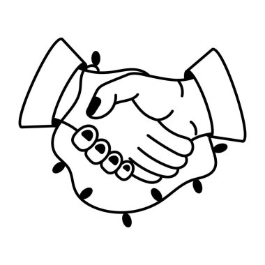 Tokalaşma ikonu. vektör illüstrasyonu