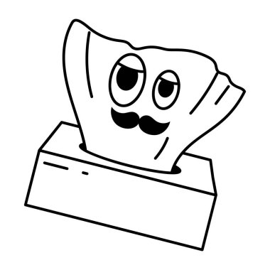 vektör, beyaz arkaplan üzerindeki beyaz kağıt kutu