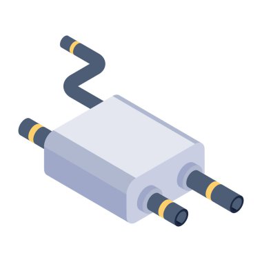 Elektrik kablo vektör çizim