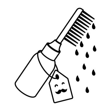 Traş etmenin vektör illüstrasyonu