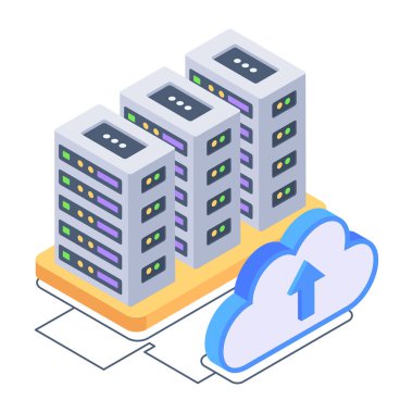 veri hesaplama simgesi beyaz arkaplanda izole edildi