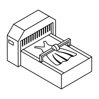 El çizimi bir biletin karikatürü