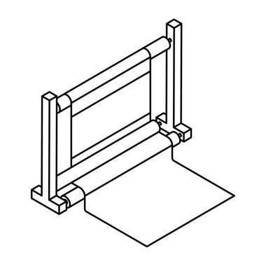 Yapı simgesi, vektör illüstrasyonu