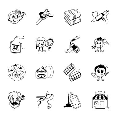 Çizgi film oyuncakları.