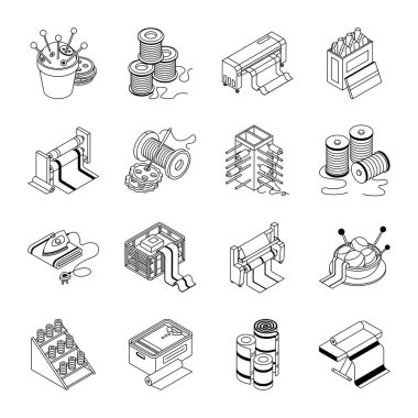 Ofis ve bina ikonunun vektör tasarımı. Web için ofis ve sistem stok sembolü koleksiyonu.