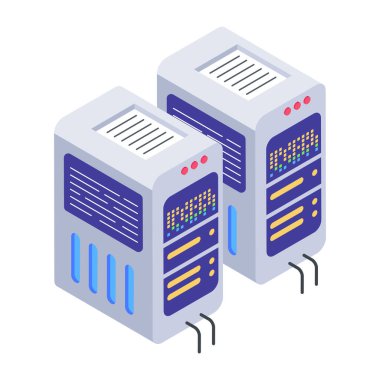 sunucu merkezi simge vektörü