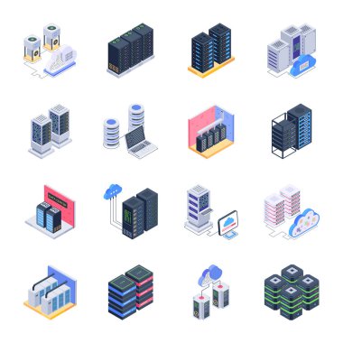 Veri Sunucularının Koleksiyonu Simge Simgeleri