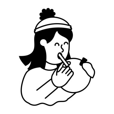 Oyuncakla oynayan kız