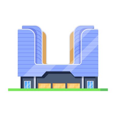 izometrik tarzda mimari simgesi oluşturuluyor