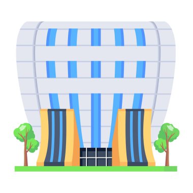 Yapı simgesinin vektör illüstrasyonu