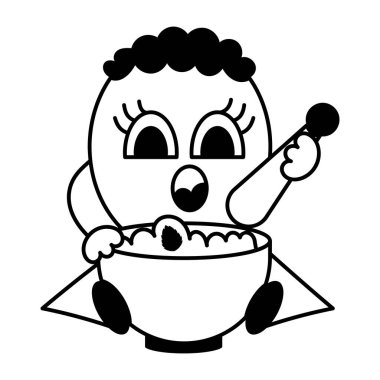 Şirin ve lezzetli yemekler.