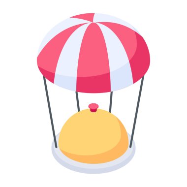 Plaj şemsiyesi vektör çizimi