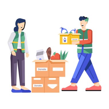 Bağış ve Bağış Düz Çizim