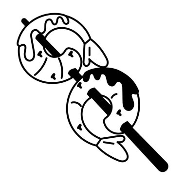 Şişe el çizimi karidesler