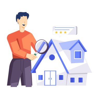 Büyüteci ve evi olan emlakçı.. 