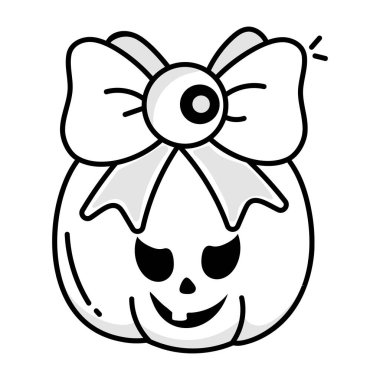 Kafatası ile cadılar bayramı şirin küçük kafası