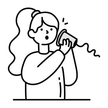 İletişim Elleri Çizim Biçimi Simgesi