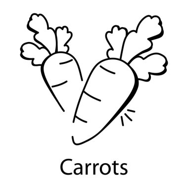 Market Ögelerinin El Çizimi Simgeleri 