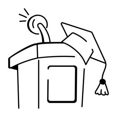 Karalama biçiminde toplantı simgesi 