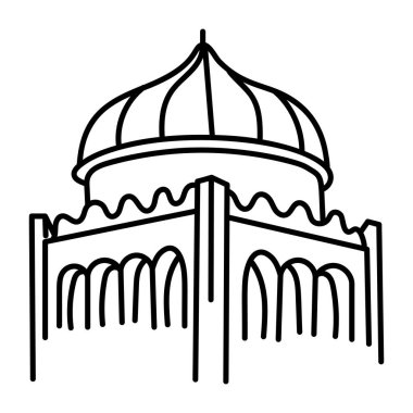 Parc Montsouris 'in yarım yamalak bir simgesi. 