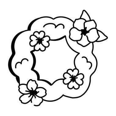 Kalpli çift el, karalama simgesi 