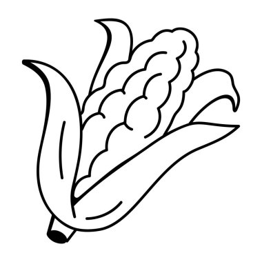 Doodle Stili İlkbahar ve Çiçek açan Simgeler