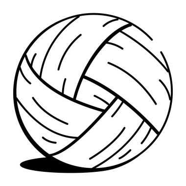 İplik yumağının yarım yamalak bir simgesi 