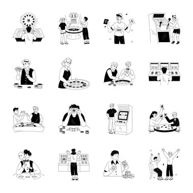 Glyph Style Kumarhane Bahisleri Çizimleri 