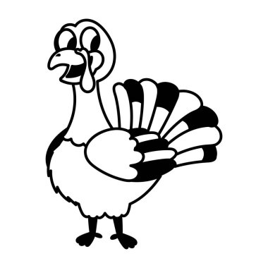 çizgi film hindi ana hatları vektör çizimi