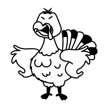 çizgi film hindi ana hatları vektör çizimi