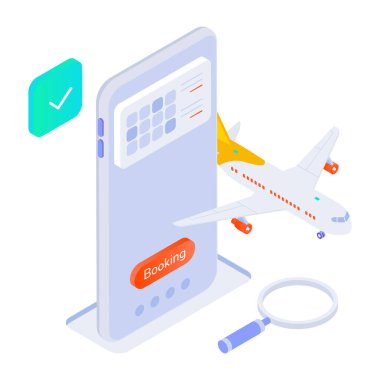 seyahat ve turizm, rezervasyon konsepti, vektör illüstrasyonu