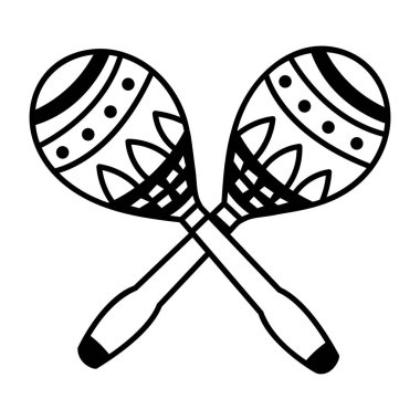 Maracas simgesi el çizimi biçimi 